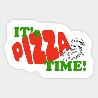 IT's PIZZA TIME! classic design FUN Sticker